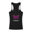 Pink Chrome Racerback Tank
