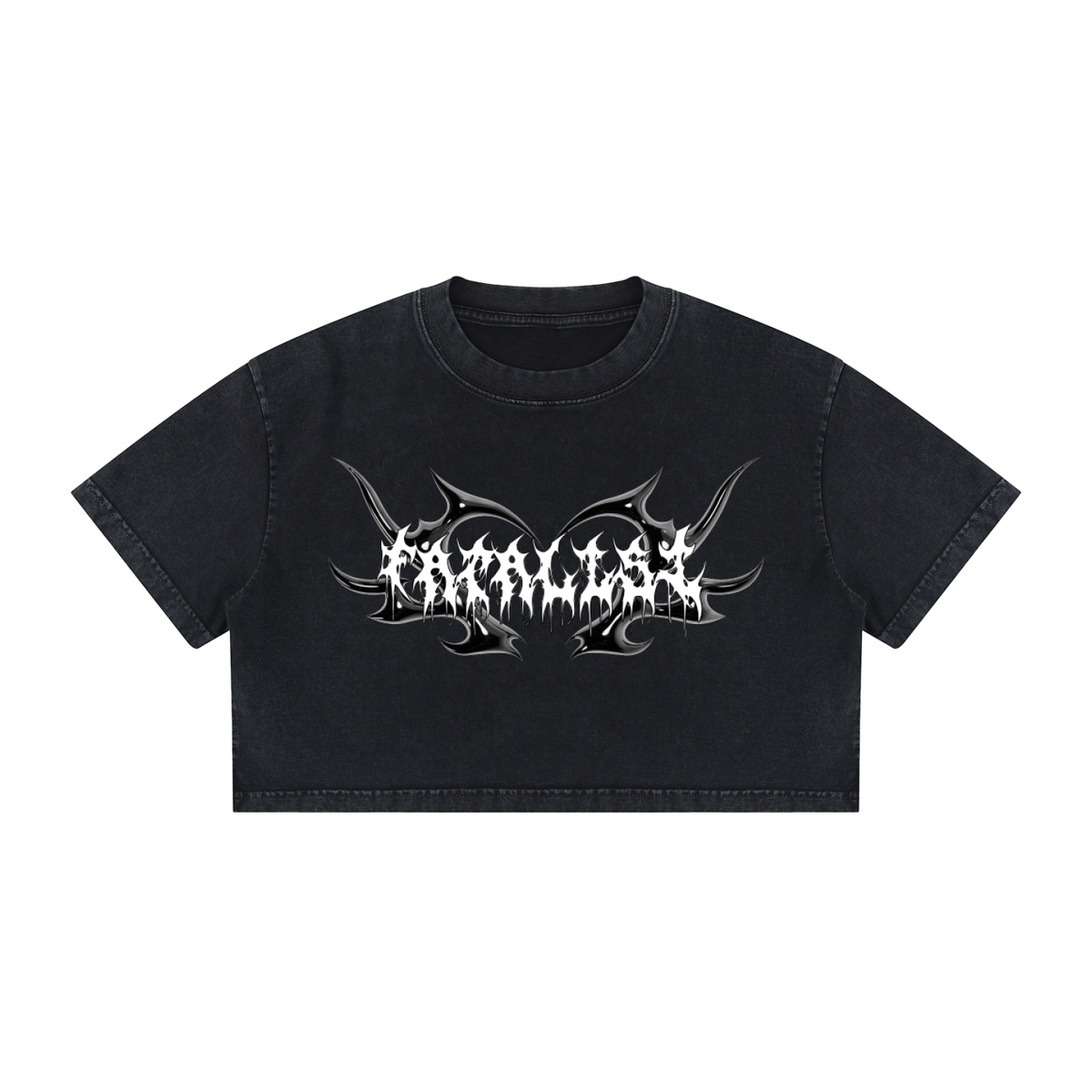 Mineral Wash Crop Logo Tee Main image