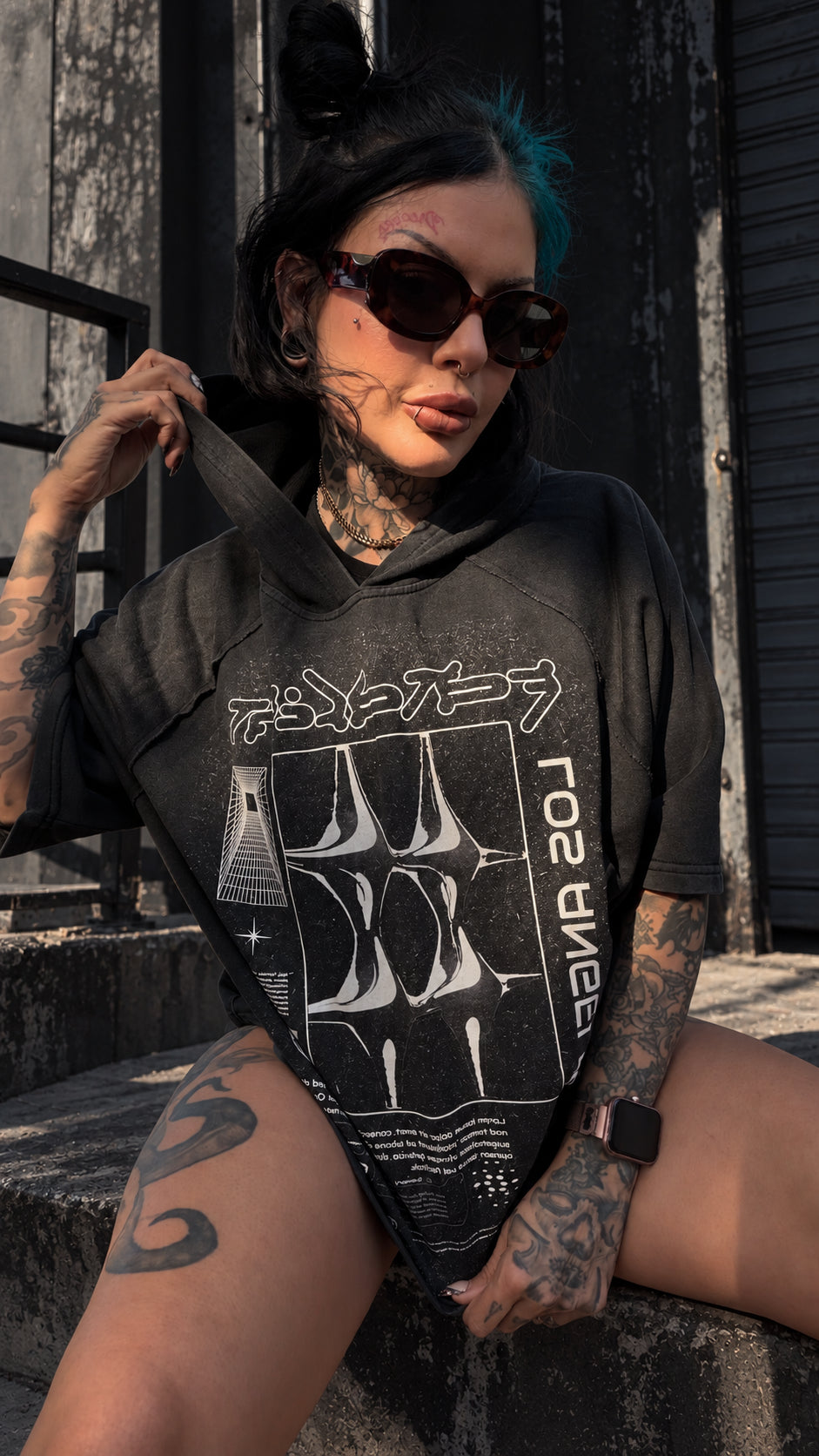 Acid Poster Hoodie Tee